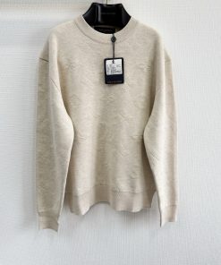 1v25ss Monogram浮雕提花毛织套
