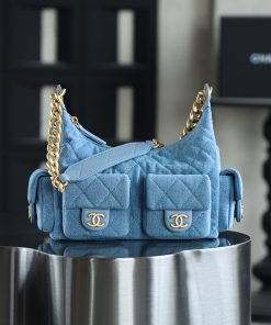 25C Hobo丹宁牛仔小號雙肩包鑒定_9486