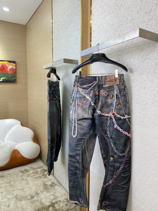 AcneStudios3D打印链条印花牛 - 图片 5