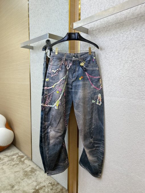 AcneStudios3D打印链条印花牛 - 图片 6