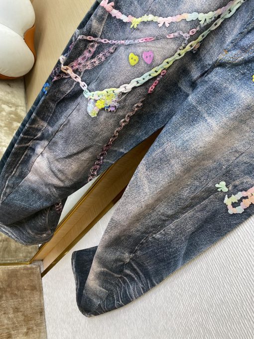 AcneStudios3D打印链条印花牛 - 图片 8