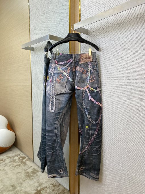 AcneStudios3D打印链条印花牛 - 图片 9
