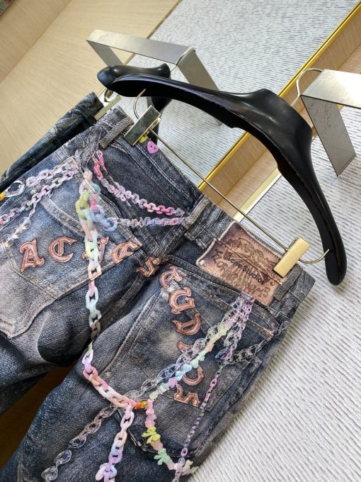 AcneStudios3D打印链条印花牛 - 图片 10