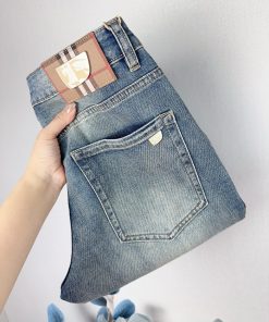 BER2025高级薄款时装牛仔裤精