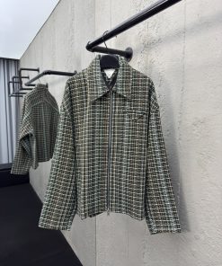 BOTTEGA VENETA 编织条纹哈灵顿