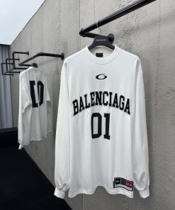 Balenciaga 字母刺绣01篮球长袖_11950