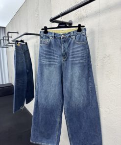 BalenciagaUnitySport刺绣牛仔