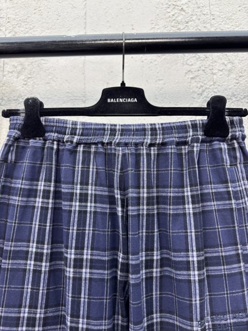 Balenciaga格纹刺绣长裤工艺 - 图片 3
