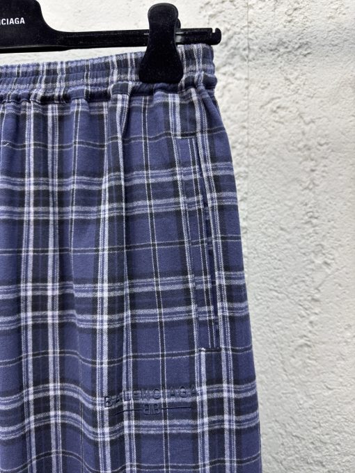 Balenciaga格纹刺绣长裤工艺 - 图片 5