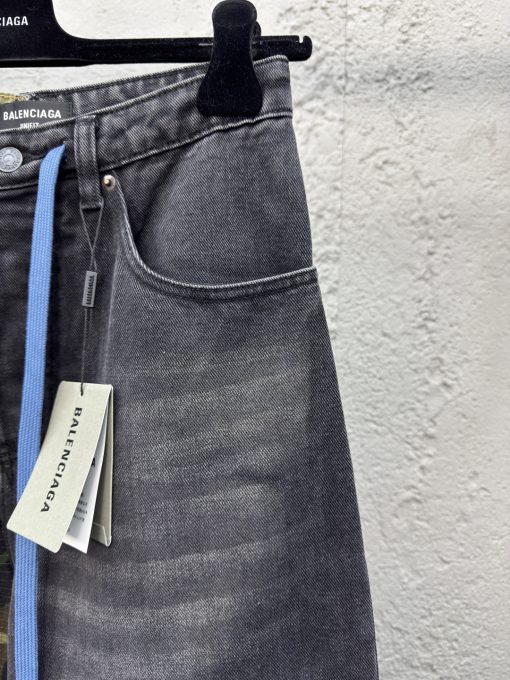 Balenciaga迷彩拼接牛仔工装裤_14676 - 图片 5