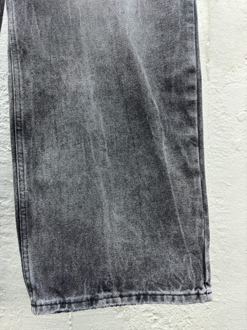 Balenciaga重工条纹水洗牛仔裤 - 图片 7