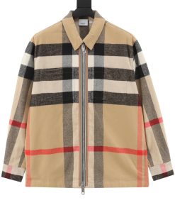 Burberry巴宝莉BBR大格纹羊毛