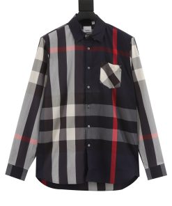 Burberry巴宝莉大格纹条纹长_15075