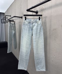 CHANEL珍珠链条牛仔裤工艺说_8265