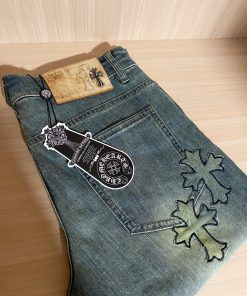 CH克罗心25ss直筒牛仔裤高
