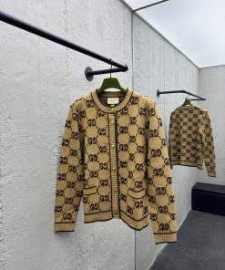 GUCCI 脱圈花G字母开衫工艺说