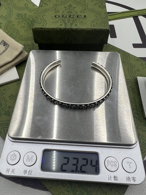 Gucci 经典双G花朵手镯 细节实拍 - 图片 6