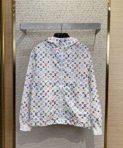 LV满印提花防晒连帽夹克外套