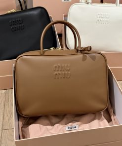 MiuMiU 保龄球公文包  秀款真_5366