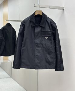PRADA再生尼龙翻领夹克