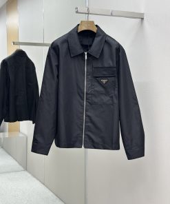 PRADA再生尼龙翻领夹克_6271