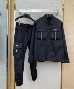 PRADA普拉达三角标尼龙工装套装