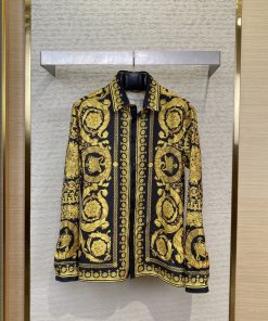 VERSACE范思哲满印真丝衬衫_6929