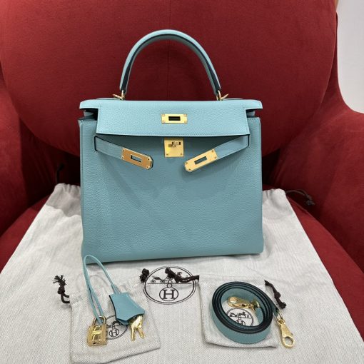 kelly28cm，3p，togo，gold，all - 图片 5
