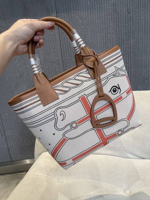 【现货】Hermes Steeple 手提包_10139 - 图片 8