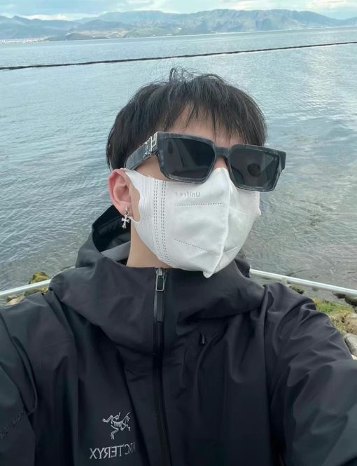 户外模特上身效果
