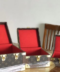 新款lv首饰箱 老花配栗色珠宝_1722