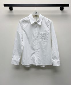 春夏新款翻领刺绣衬衫SML_11445