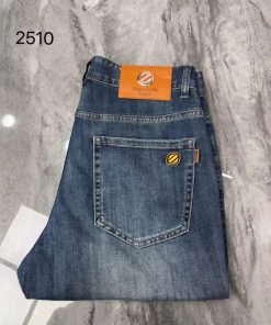 杰尼亚爆款天丝牛仔裤双层固