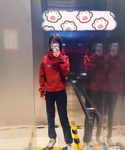 波尔多红模特上身效果图