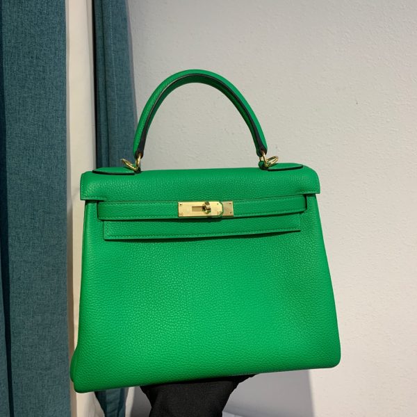 现货    1k竹子绿 kelly28cm 原 - 图片 2