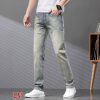 精品大牌LV男装牛仔裤夏季薄款 - 图片 5