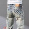 精品大牌LV男装牛仔裤夏季薄款 - 图片 8