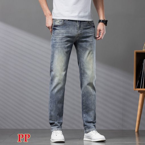 精品大牌PP男装牛仔裤夏季薄款 - 图片 3