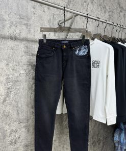驴牌25年最新男士柔软高弹黑灰色_16237